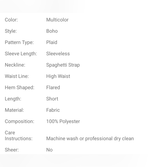 New without tags Shein Curve 3XL plaid dress - Picture 6 of 10